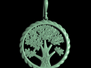 tree earrings 3D प्रिंट मॉडल