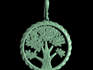 tree earrings 3D Print Model