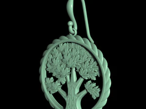 tree earrings 3D Print Model