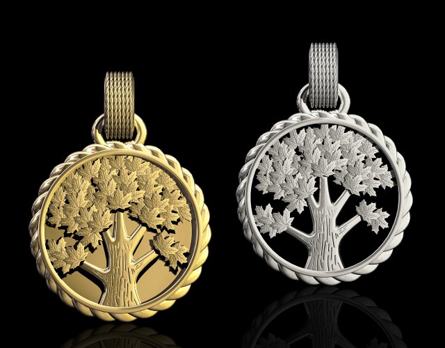 tree pendant Modello di stampa 3D .c4d .max .obj .3ds .fbx .stl .blend 