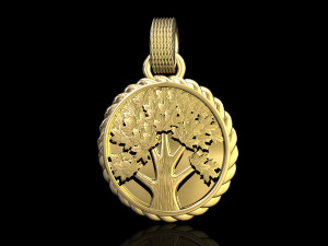 tree pendant Modello di stampa 3D