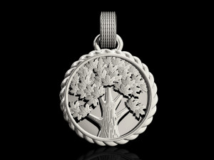 tree pendant Modello di stampa 3D