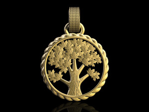 tree pendant Modello di stampa 3D