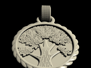 tree pendant Modello di stampa 3D