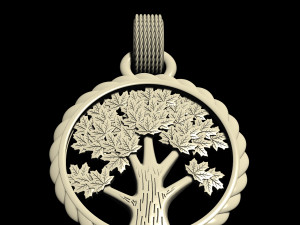 tree pendant Modello di stampa 3D