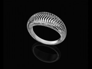 waves ring 3D-Druckmodell