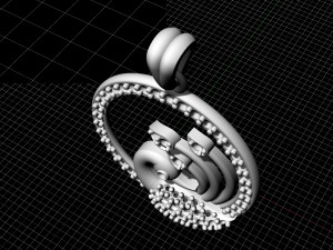 peacock pendant 3D Принт Модель