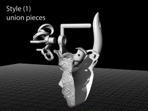 venetian mask earrings 3D Print Model