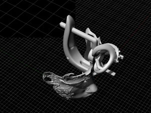 venetian mask earrings 3D Print Model