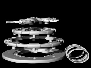 war horse pendant Modelo de Impressão 3D