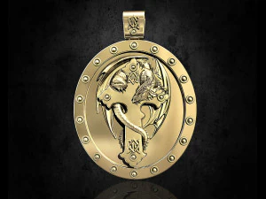 cruz dragon pendant 3D Print Model