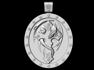 cruz dragon pendant 3D Print Model