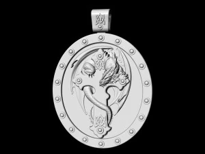 cruz dragon pendant 3D Print Model