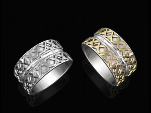 spiral band ring 3D Print Model