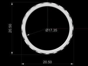 spiral band ring 3D Print Model