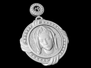 mary pendant-pieta Modèles 3D en vedette
