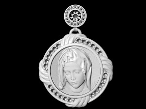 mary pendant-pieta Modèles 3D en vedette
