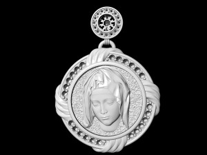 mary pendant-pieta Modèles 3D en vedette