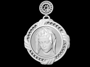 mary pendant-pieta Modèles 3D en vedette