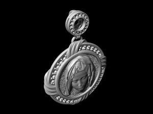 mary pendant-pieta Modèles 3D en vedette