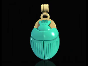 egyptian scarab beetle 3D Print Model