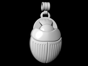 egyptian scarab beetle 3D प्रिंट मॉडल