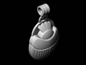 egyptian scarab beetle 3D प्रिंट मॉडल