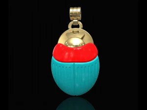 egyptian scarab beetle 3D Print Model