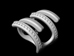 branches ring Model Cetak 3D