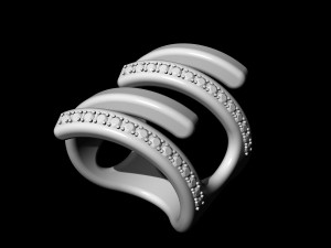 branches ring Model Cetak 3D
