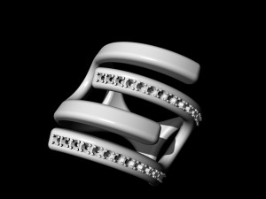 branches ring Model Cetak 3D