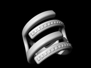 branches ring Model Cetak 3D