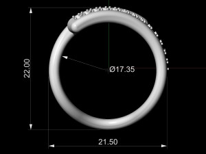 branches ring Model Cetak 3D
