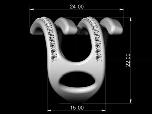 branches ring Model Cetak 3D
