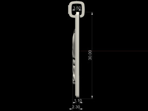 mare pendant 3D 打印模型
