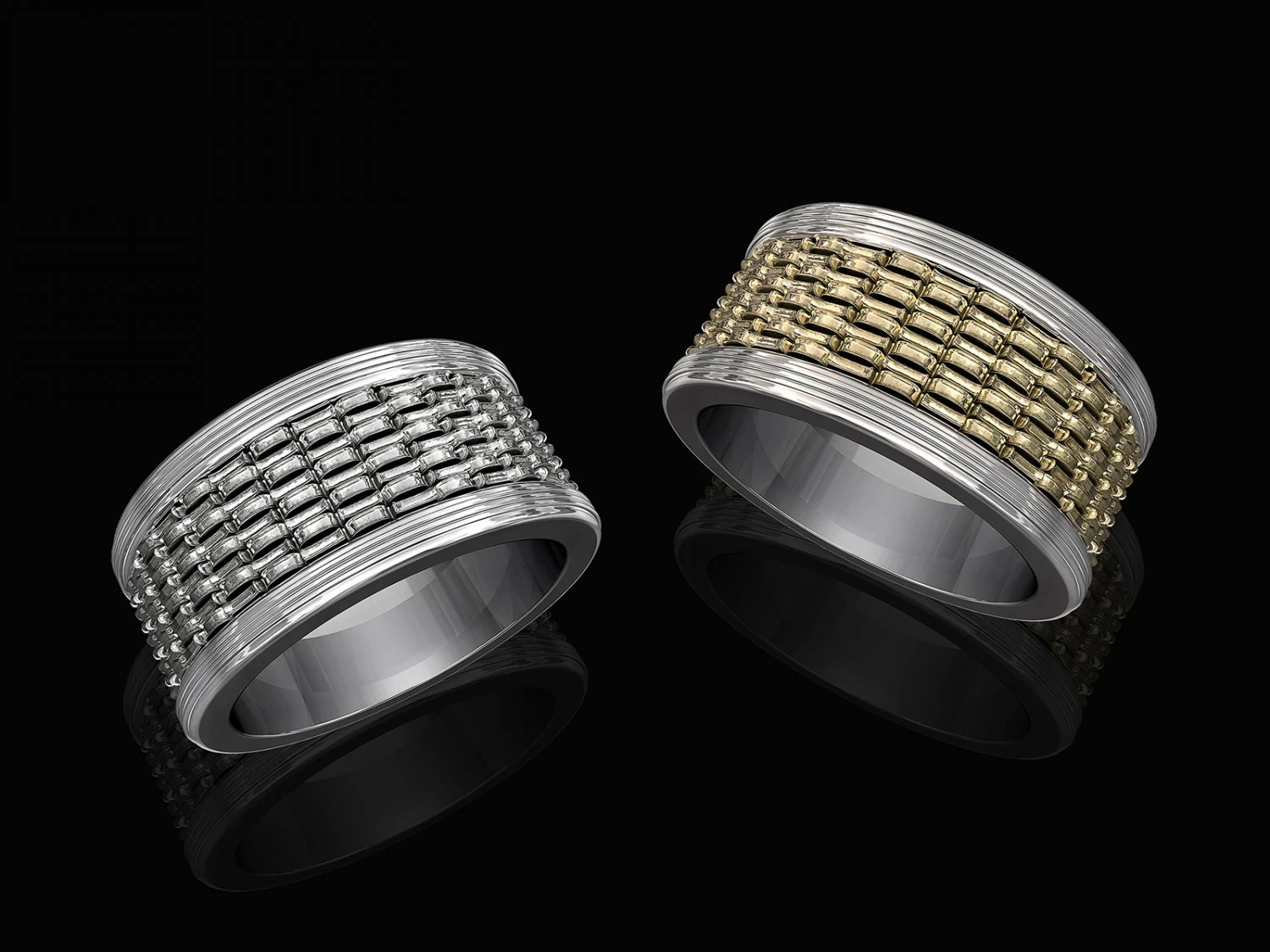 textured band ring 3D Print Model .c4d .max .obj .3ds .fbx .stl .blend 