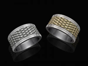 テクスチャードバンドリング 3Dプリントモデル