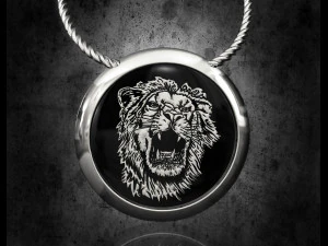 ciondolo leone da uomo Modello di stampa 3D
