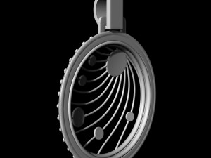 galaxy pendant 3D 프린트 모델