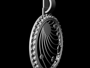 galaxy pendant 3D 프린트 모델
