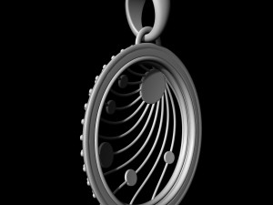 galaxy pendant 3D 프린트 모델