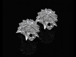 flower earrings 3D Принт Модель
