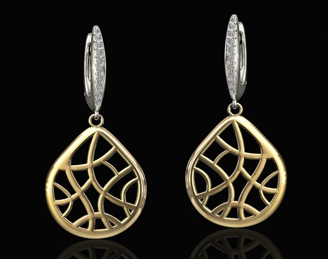 pick earrings Modelo de Impressão 3D .c4d .max .obj .3ds .fbx .stl .blend 