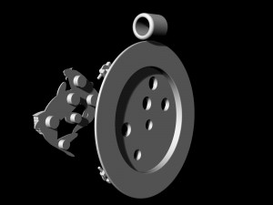 jumper fish in porthole-pendant 3D Baskı Modeli