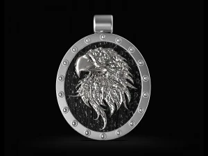 eagle pendant 3D Print Model