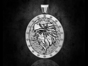 eagle pendant 3D Print Model