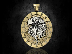 eagle pendant 3D Print Model