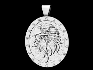 eagle pendant 3D-printmodel