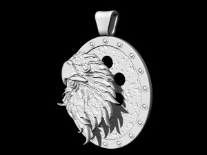 eagle pendant 3D-printmodel