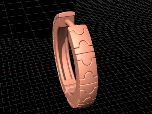 enamel hoop earrings 3D Print Model